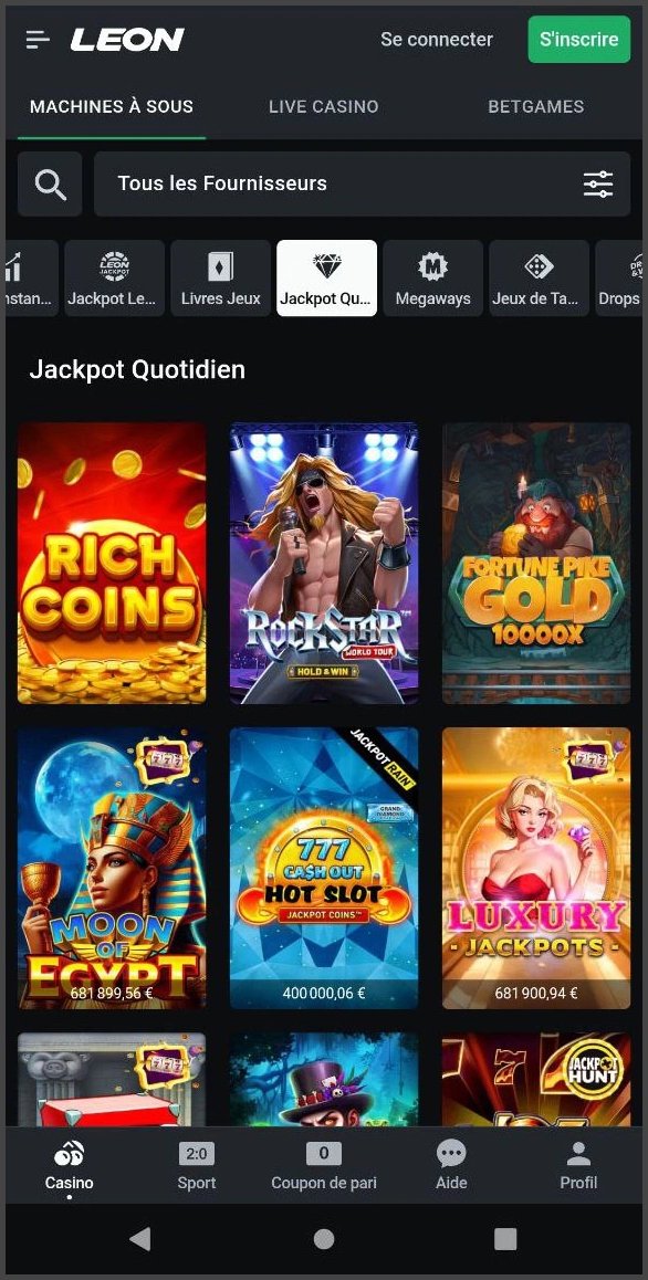 Leon casino en ligne à France